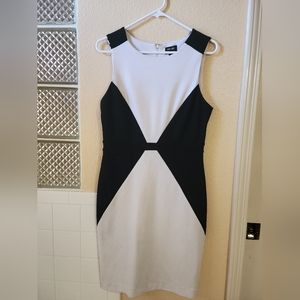 Nicole by Nicole Miller Black and white dress